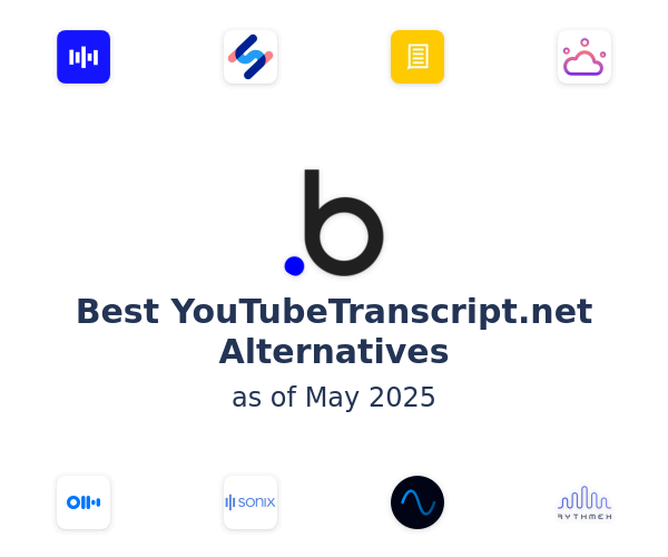Best YouTubeTranscript.net Alternatives