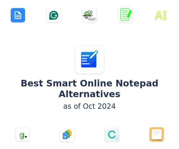 Best Smart Online Notepad Alternatives