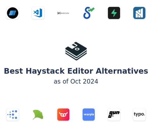 Best Haystack Editor Alternatives