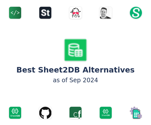 Best Sheet2DB Alternatives