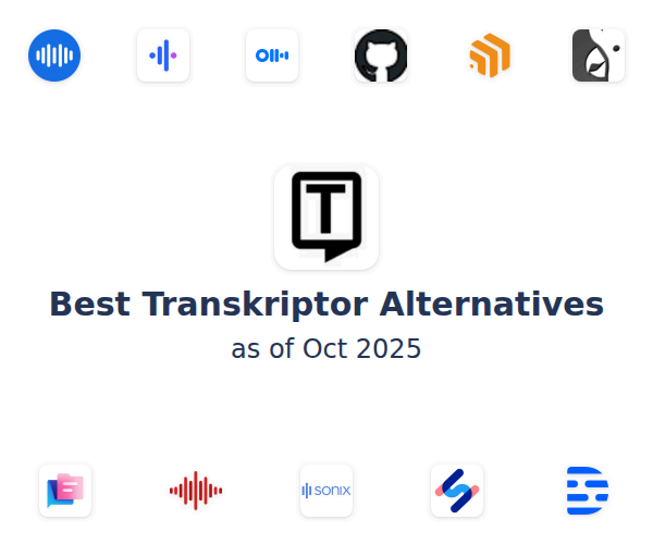 Best Transkriptor Alternatives