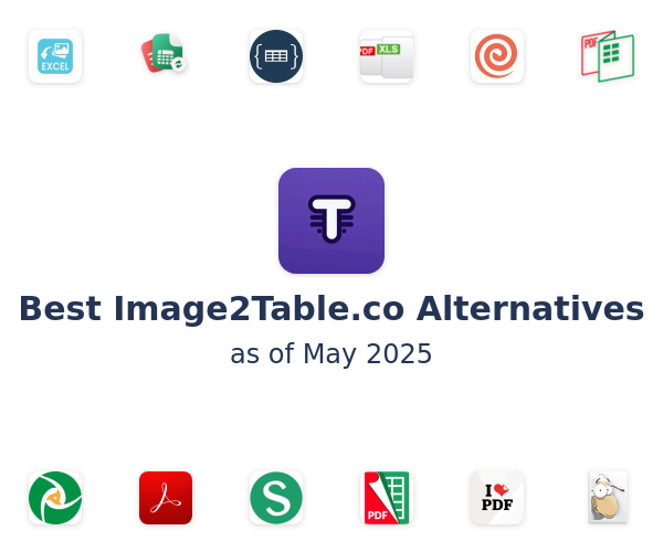 Best Image2Table.co Alternatives