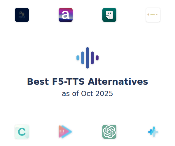 Best F5-TTS Alternatives