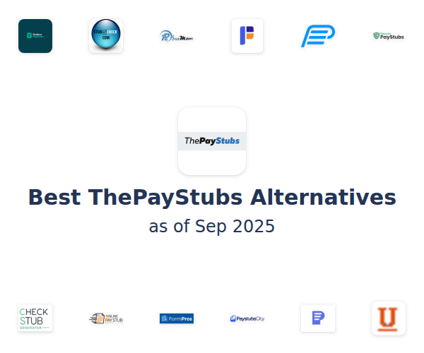 Best ThePayStubs Alternatives
