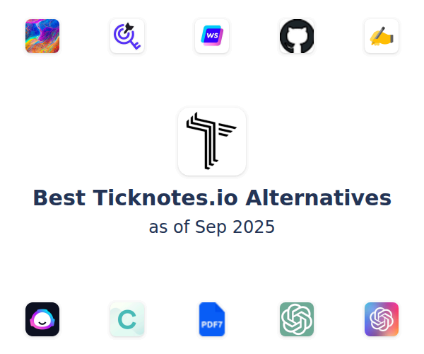 Best Ticknotes.io Alternatives