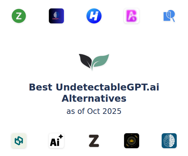 Best UndetectableGPT.ai Alternatives