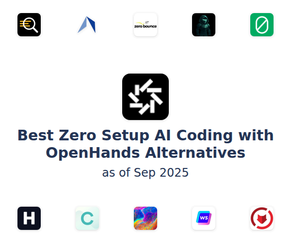 Best Zero Setup AI Coding with OpenHands Alternatives