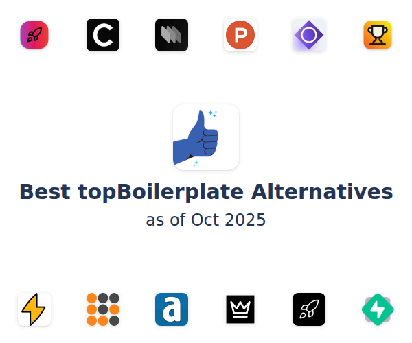 Best topBoilerplate Alternatives