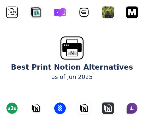 Best Print Notion Alternatives