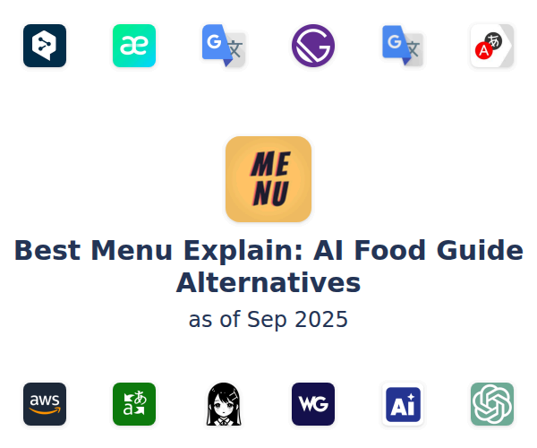 Best Menu Explain: AI Food Guide Alternatives