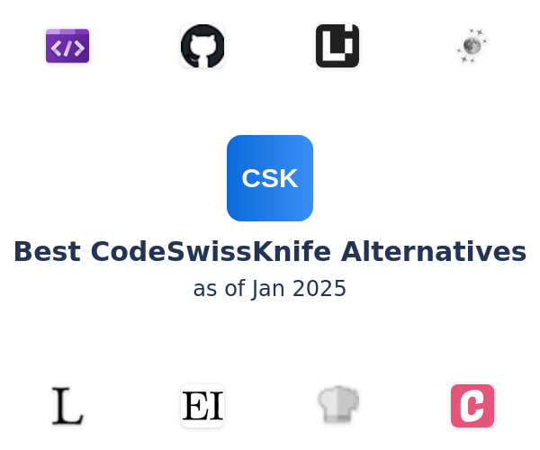 Best CodeSwissKnife Alternatives