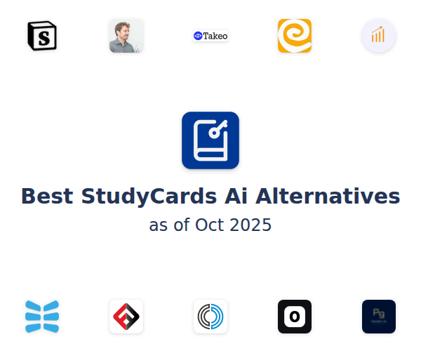 Best StudyCards Ai Alternatives