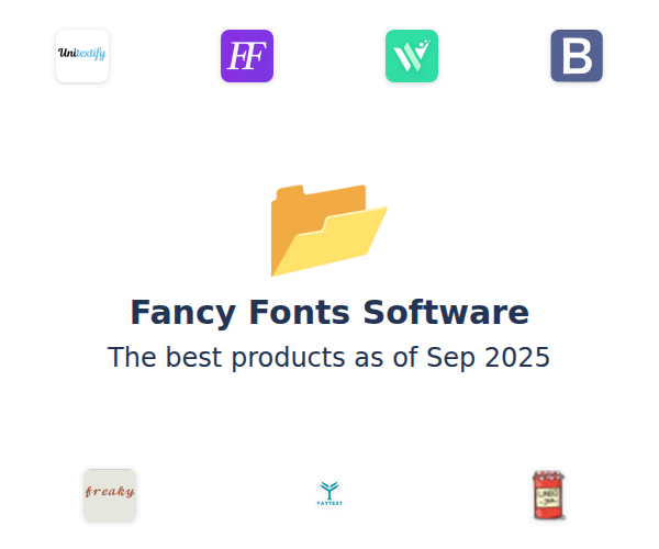 The best Fancy Fonts products