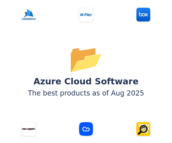 The best Azure Cloud products