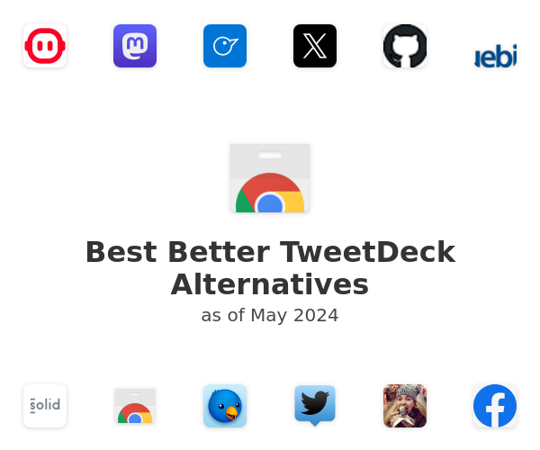 Best Better TweetDeck Alternatives