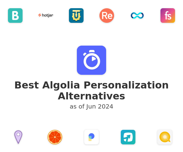 Best Algolia Personalization Alternatives