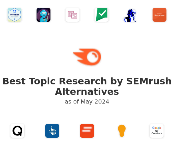 Best Topic Research by SEMrush Alternatives