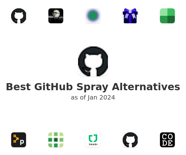 Best GitHub Spray Alternatives