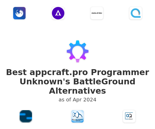 Best appcraft.pro Programmer Unknown's BattleGround Alternatives
