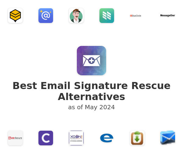 Best Email Signature Rescue Alternatives