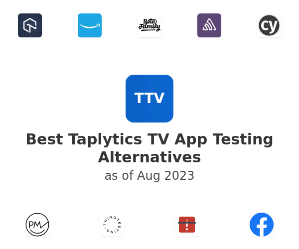 Best Taplytics TV App Testing Alternatives