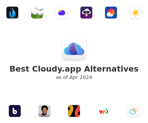 Best Cloudy.app Alternatives