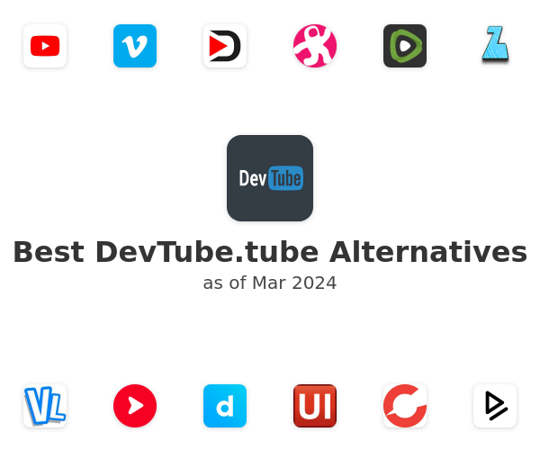 Best DevTube.tube Alternatives