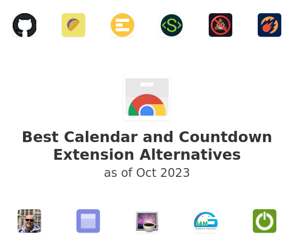 Best Calendar and Countdown Extension Alternatives