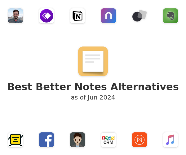 Best Better Notes Alternatives