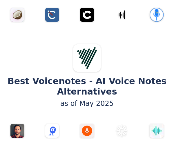 Best Voicenotes - AI Voice Notes Alternatives