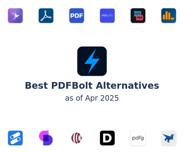 Best PDFBolt Alternatives