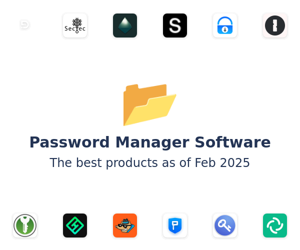 The best Password Manager products