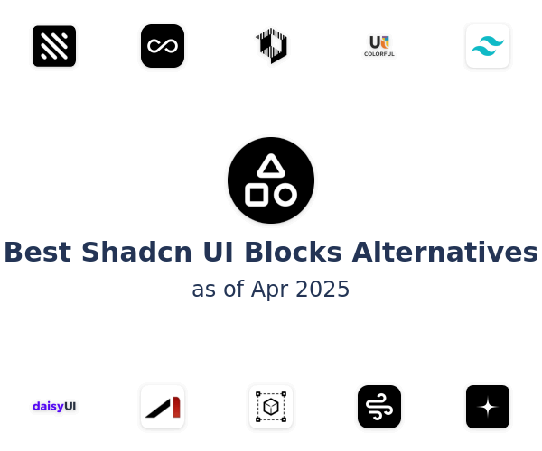 Best Shadcn UI Blocks Alternatives