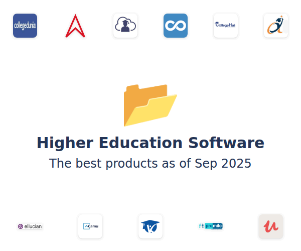 The best Higher Education products