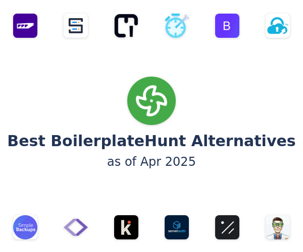 Best BoilerplateHunt Alternatives