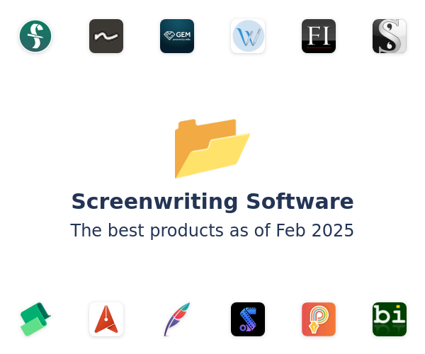 The best Screenwriting products