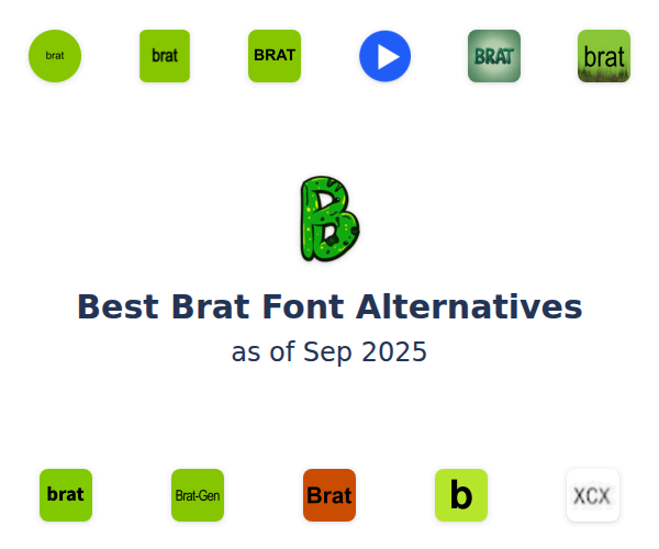 Best Brat Font Alternatives