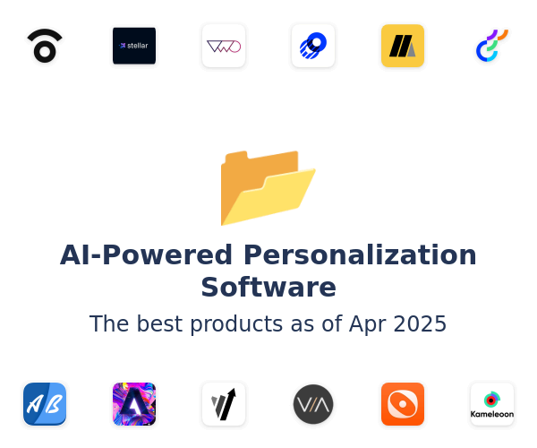 The best AI-Powered Personalization products