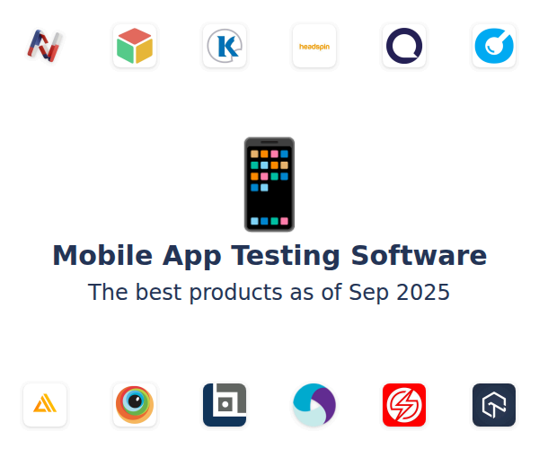 The best Mobile App Testing products