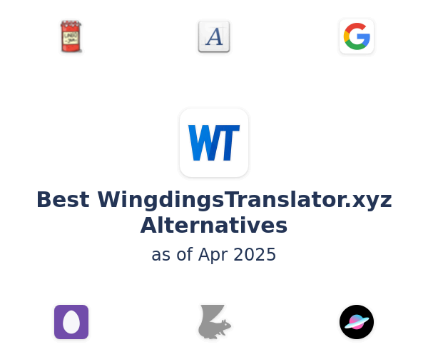 Best WingdingsTranslator.xyz Alternatives
