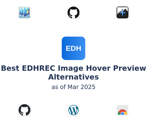 Best EDHREC Image Hover Preview Alternatives