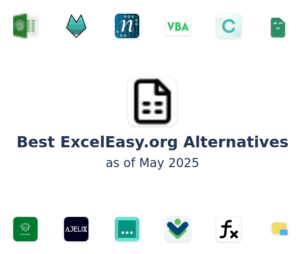 Best ExcelEasy.org Alternatives