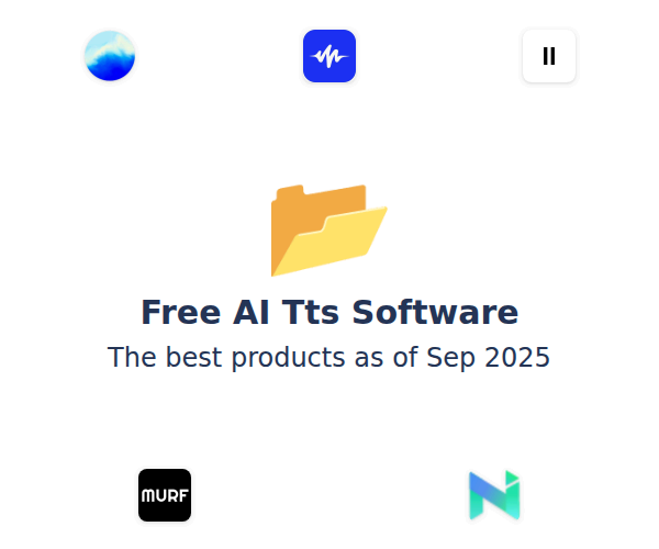 The best Free AI Tts products