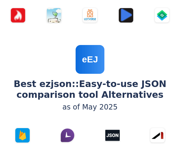 Best ezjson::Easy-to-use JSON comparison tool Alternatives
