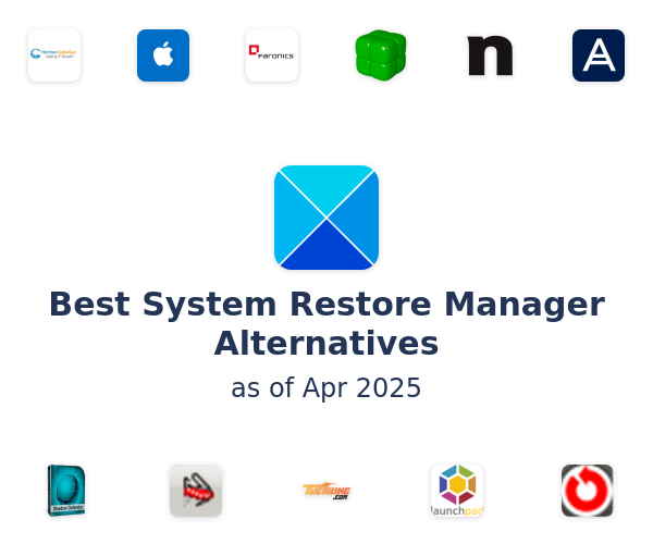 Best System Restore Manager Alternatives