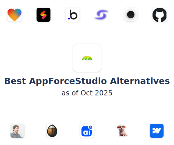 Best AppForceStudio Alternatives