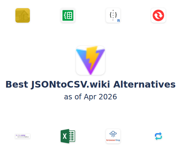 Best JSONtoCSV.wiki Alternatives