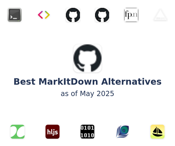 Best MarkItDown Alternatives