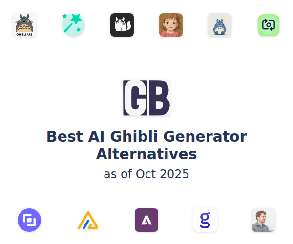 Best AI Ghibli Generator Alternatives