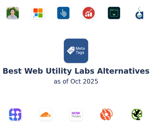 Best Web Utility Labs Alternatives
